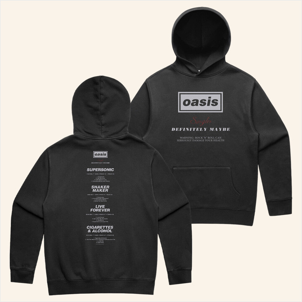 Oasis Merch 2025 Singles Boxset Vintage Hoodie Present For Husband Birthday Gifts For BFF-1