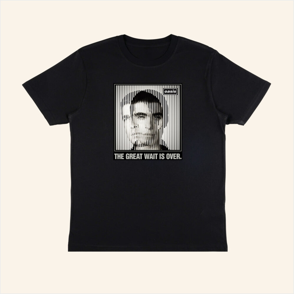 Oasis Merch 2025 The Great Wait Is Over T-Shirt Birthday Gifts For Son Gifts For Fans Christmas Presents-1
