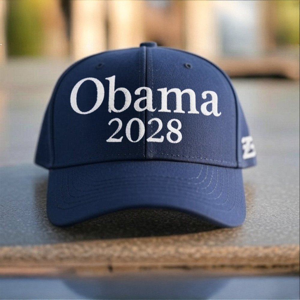 Obama 2028 Hat President Obama FDT Hat Anti Trump Merch Father's Day Gifts For Dad-1