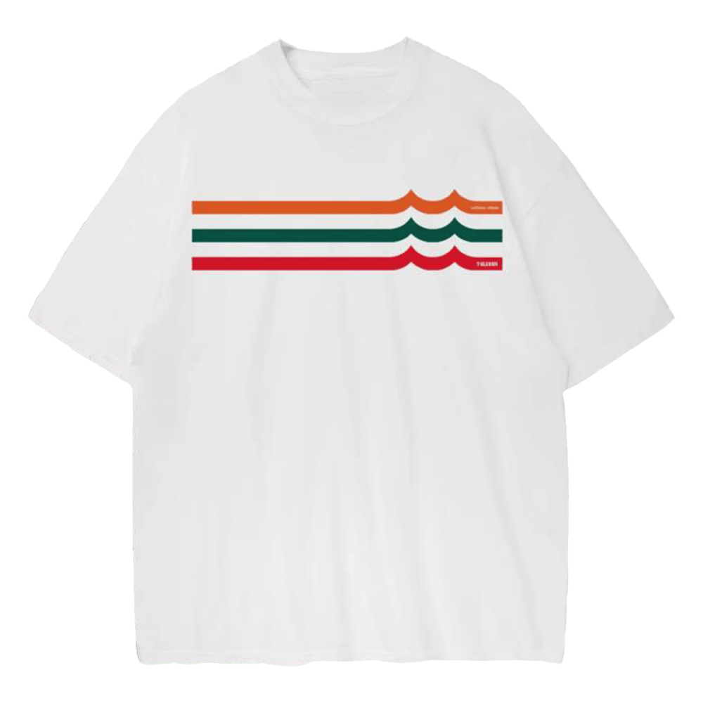 Official 7 Collection Merch 7eleven X Lateral Vision Waves Logo T-Shirt Father's Day Gifts-1