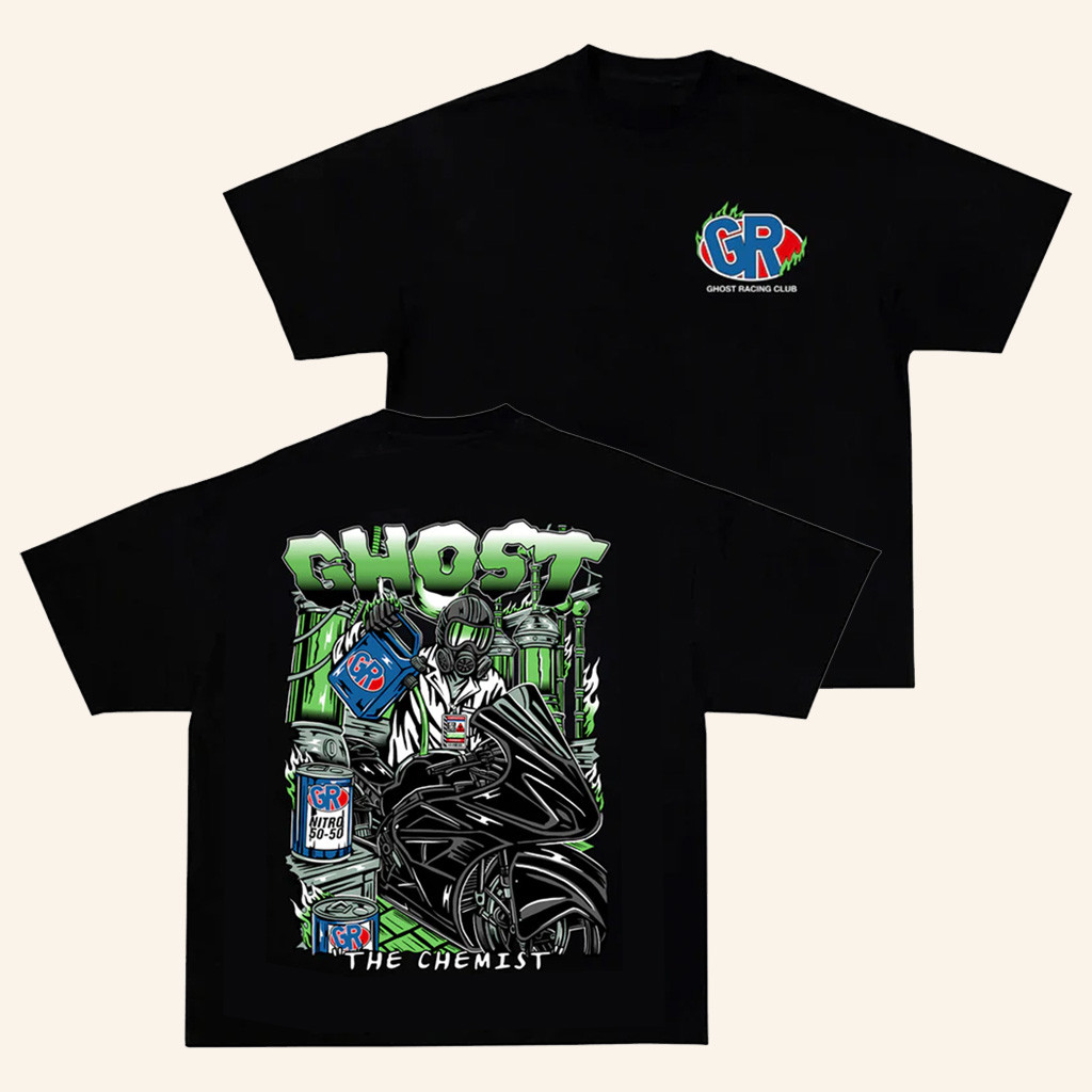 Official Ghost Racing Merch Store Shop The Chemist Shirt Black-1
