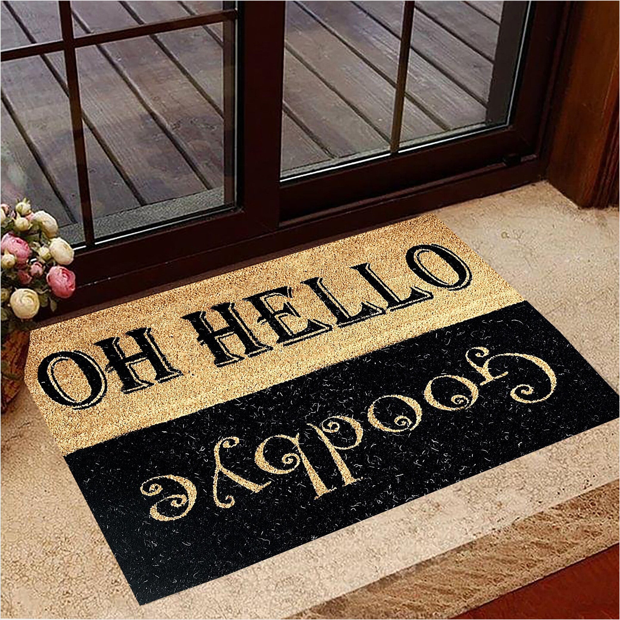Oh Hello Goodbye Doormat Welcome Mat For Front Door Clever Doormat For Home Gifts For Besties-1