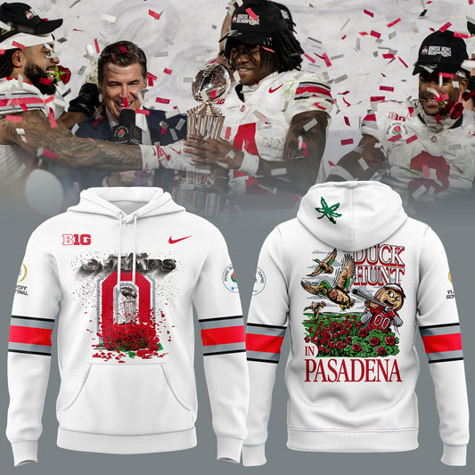 Ohio State Buckeyes Champions Rose Bowl Game 2025 Hoodie Gift Ideas For Football Lovers-1