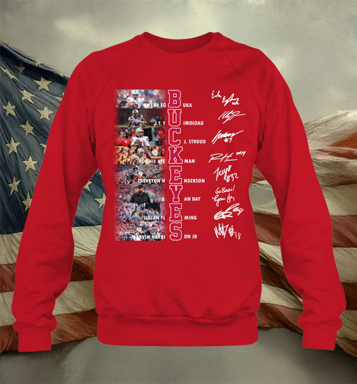 Ohio State Buckeyes Football Sweatshirt Football Related Gifts-1