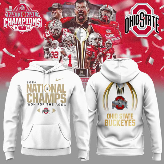 Ohio State Buckeyes NCAA National Champions Hoodie Best Gifts For Football Fans-1