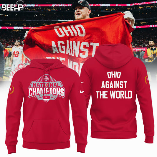 Ohio State Buckeyes NCAA National Champions Hoodie Football Fan Gift Ideas-1