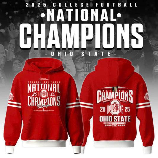 Ohio State Buckeyes NCAA National Champions Hoodie Football Lovers Gift For Him-1