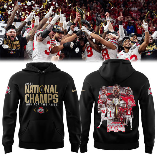 Ohio State Buckeyes NCAA National Champions Hoodie Gift Ideas For Men-1