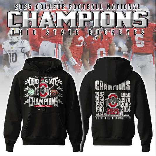 Ohio State Buckeyes NCAA National Champions Hoodie Great Gifts For Him-1