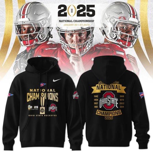 Ohio State Buckeyes NCAA National Champions Hoodie Presents For Boyfriend-1