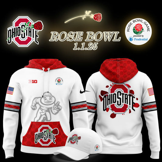 Ohio State Buckeyes Rose Bowl Game 2025 Hoodie Best Gift For Football Lovers-1