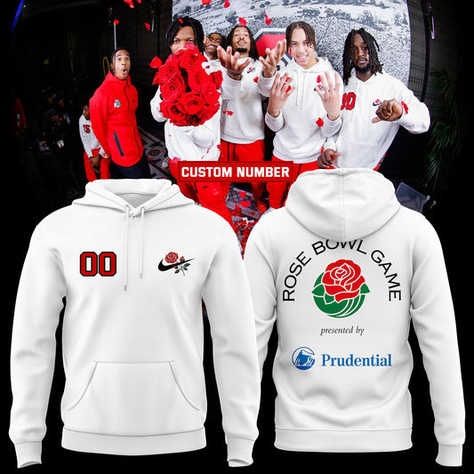 Ohio State Buckeyes Rose Bowl Game 2025 Hoodie Football Fan Gift Ideas-1