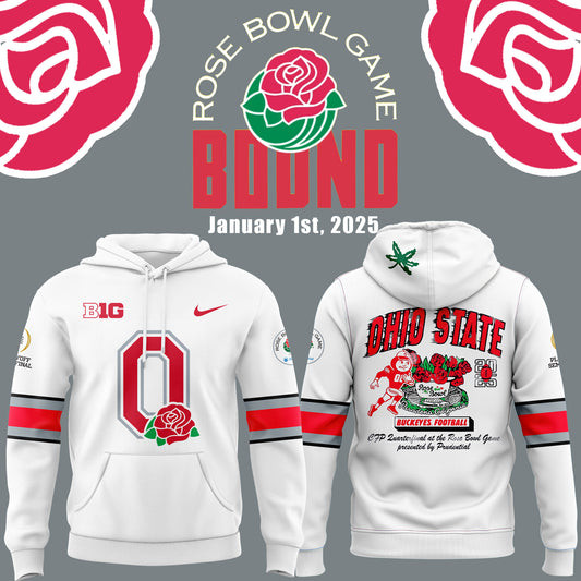 Ohio State Buckeyes Rose Bowl Game 2025 Hoodie Unique Gifts For Football Fans-1