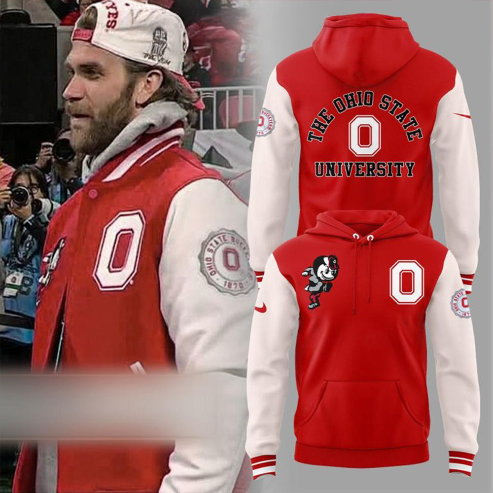 Ohio State Football The Stars Bryce Harper Hoodie Gift Idea For Fan-1