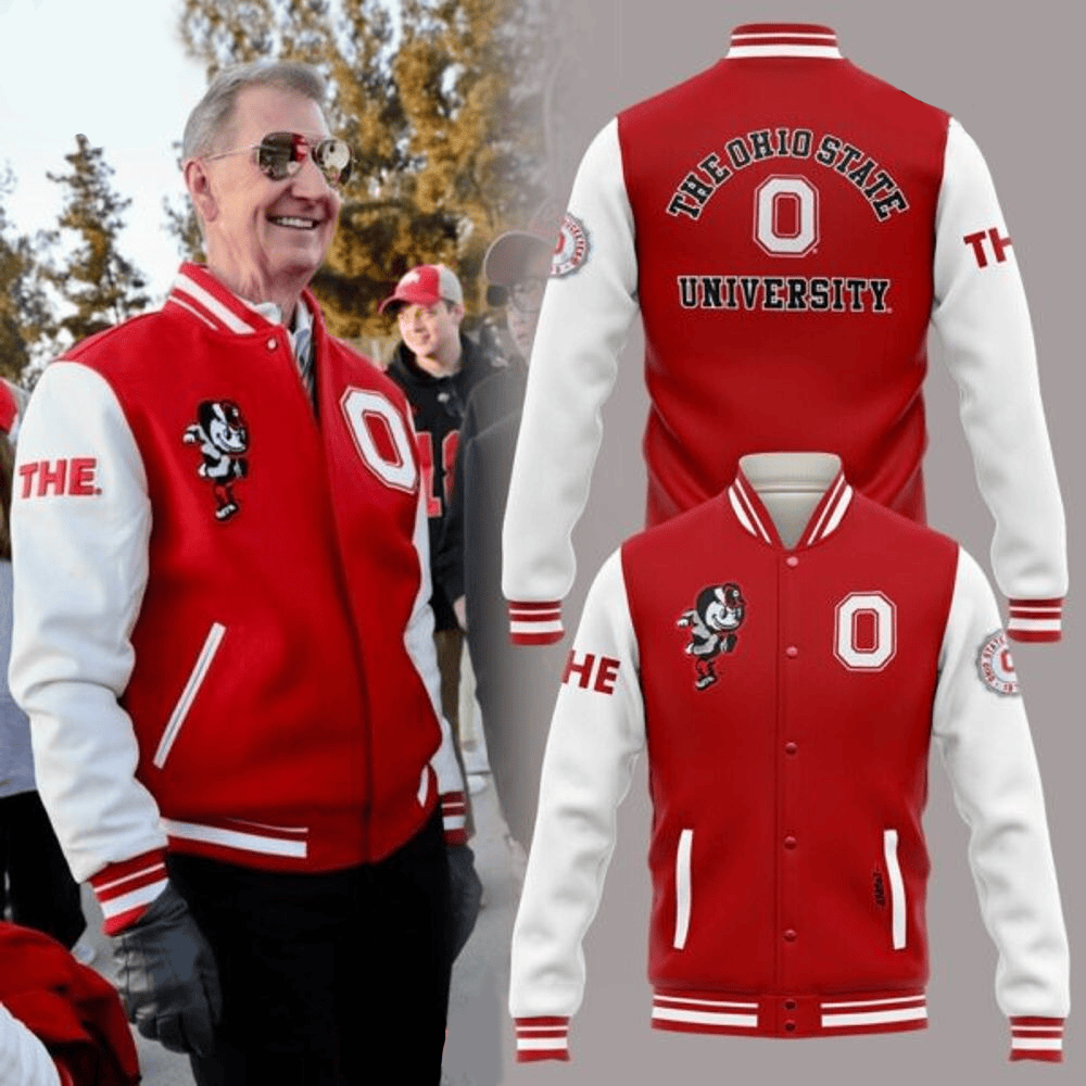 Ohio State University 2025 Varsity Jacket Top 10 Father's Day Gifts For Fans-1