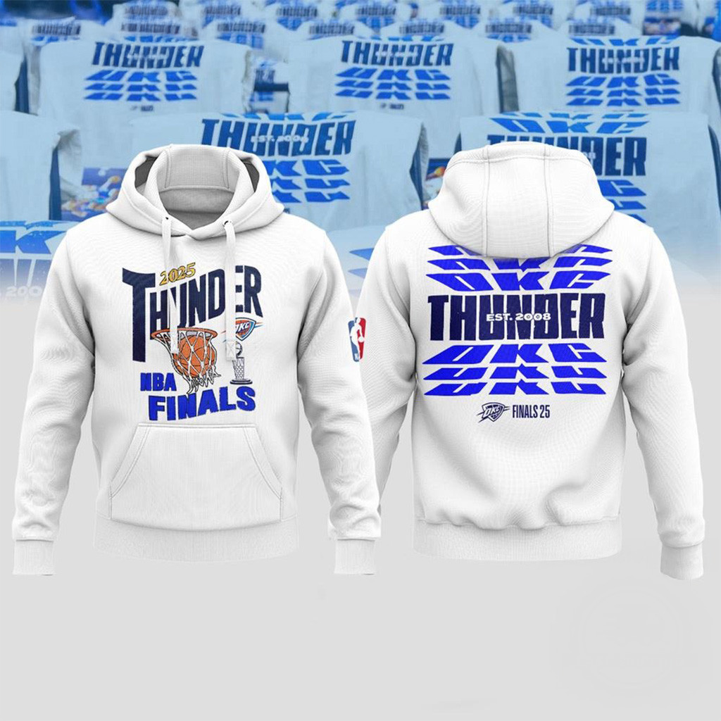 Oklahoma City Thunder 2025 NBA Final Hoodie OKC Merch Gifts For Basketball Fan-1