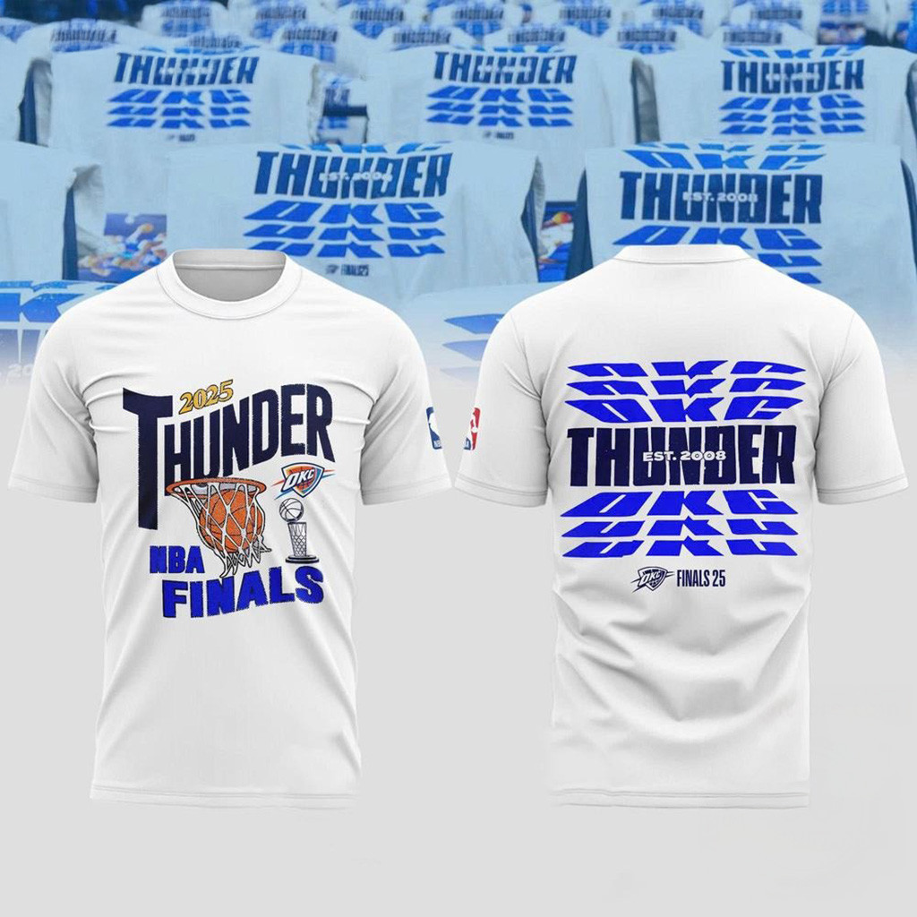 Oklahoma City Thunder 2025 NBA Final T-Shirt OKC Merch Gifts For Basketball Fan-1