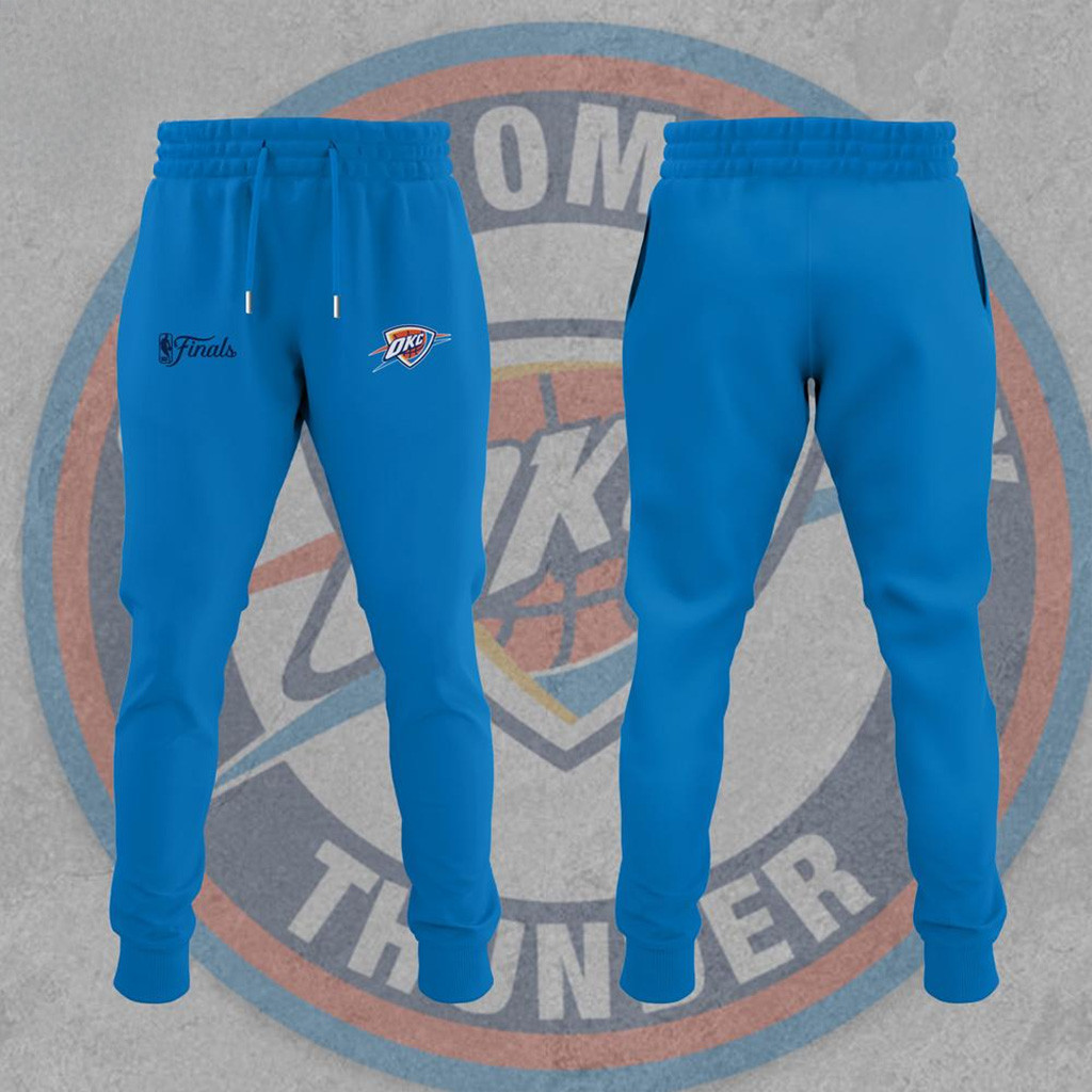 Oklahoma City Thunder Loud City NBA Finals Champions Sweatpants OKC Merch Gift For Fans-1