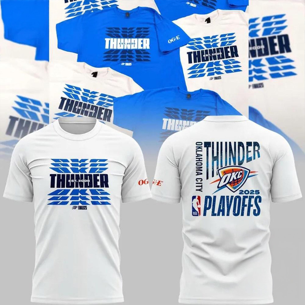 Oklahoma City Thunder Playoffs 2025 Shirt-1
