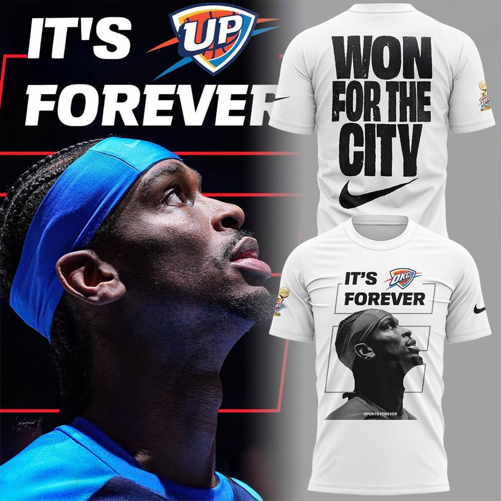 Oklahoma City Thunder Won For The City Its Forever Special T-Shirt OKC Merch Dad Gifts-1