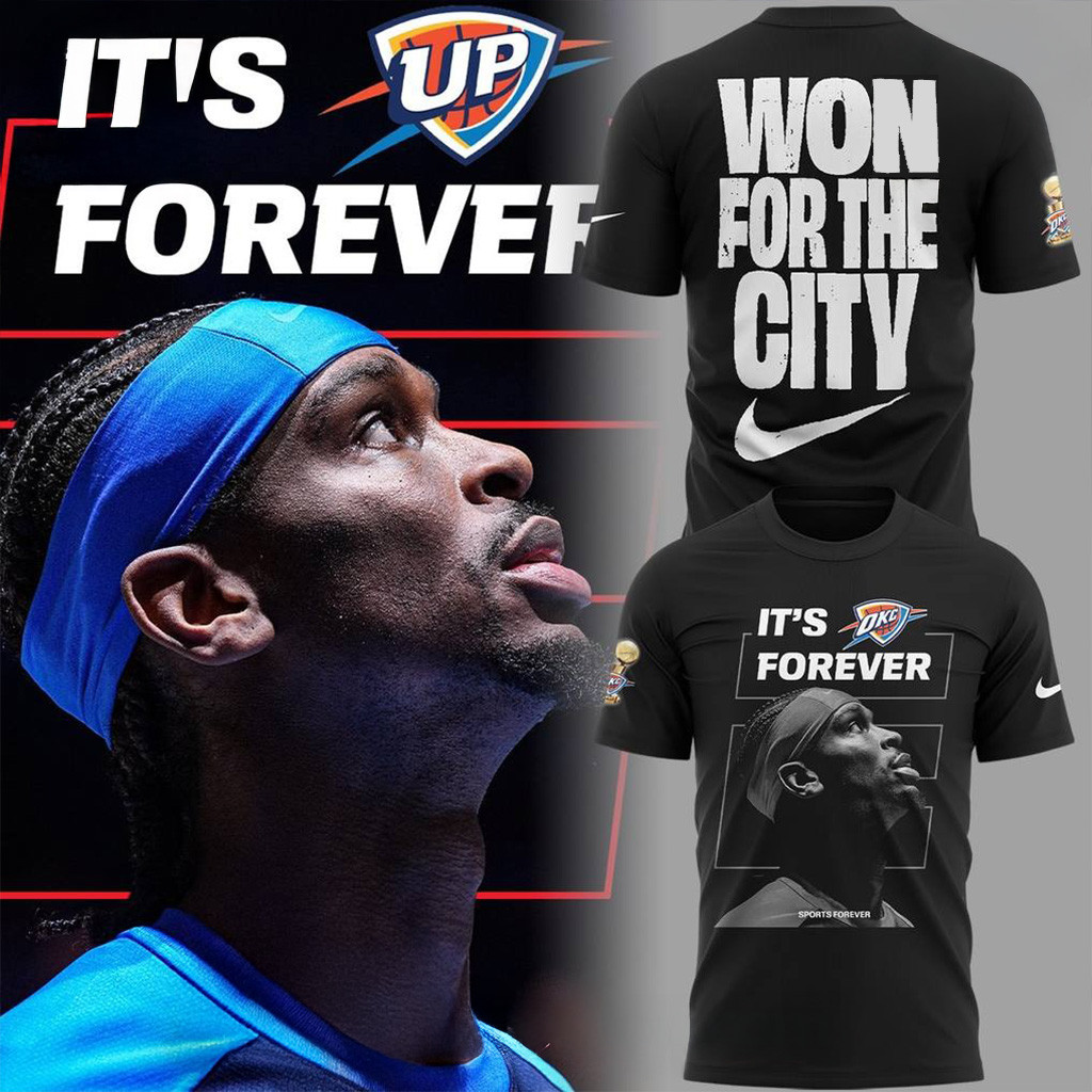 Oklahoma City Thunder Won for the City Its Forever Special T-Shirt OKC Merch Gift Ideas For Dad-1
