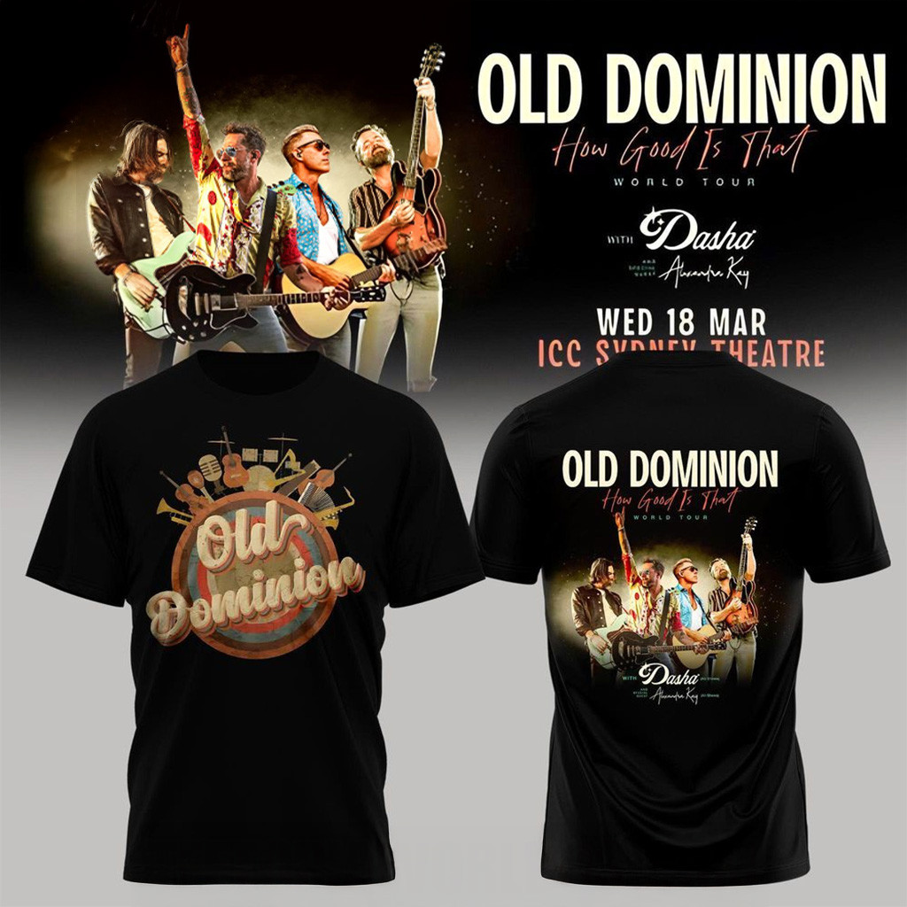 Old Dominion How Good Is That World Tour T-Shirt Christmas Gifts For Music Lovers-1