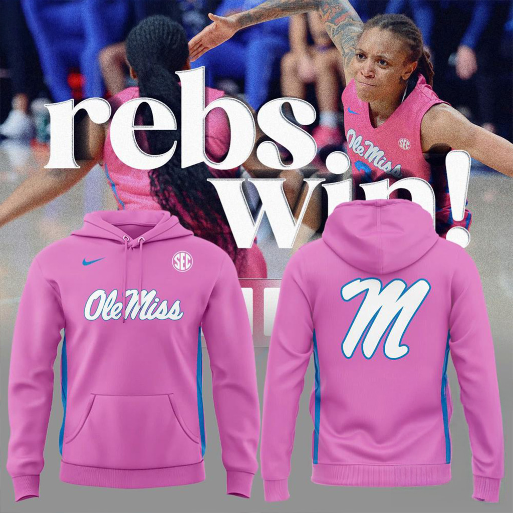 Ole Miss Rebels Pink Women's Basketball Hoodie Fan Merch Basketball Enthusiast Gifts-1 Ole Miss Rebels Pink Women's Basketball Hoodie Fan Merch Basketball Enthusiast Gifts-1