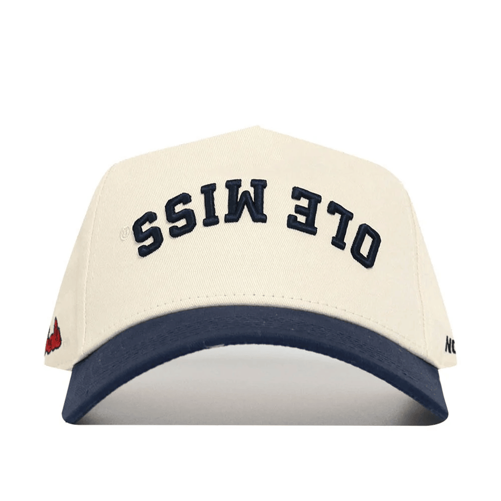 Ole Miss Upside Down Hat Trend Ole Miss Reversed Hat Best Father's Day Special Gifts-1