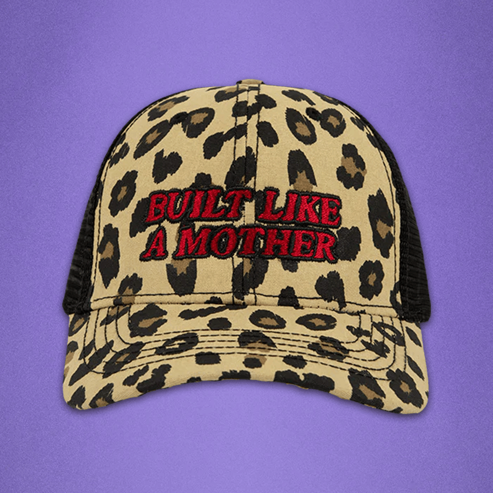 Olivia Rodrigo Merch Olivia Rodrigo Like A Mother Leopard Trucker Hat Gifts For Wife-1