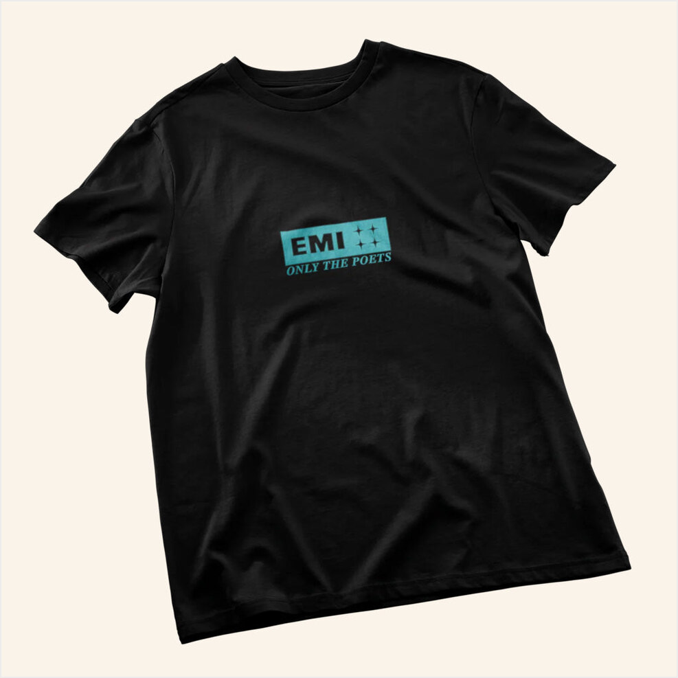 Only The Poets Merch Only The Poets X Emi T-Shirt Gift Ideas For Boyfriend Gifts For Fans-1