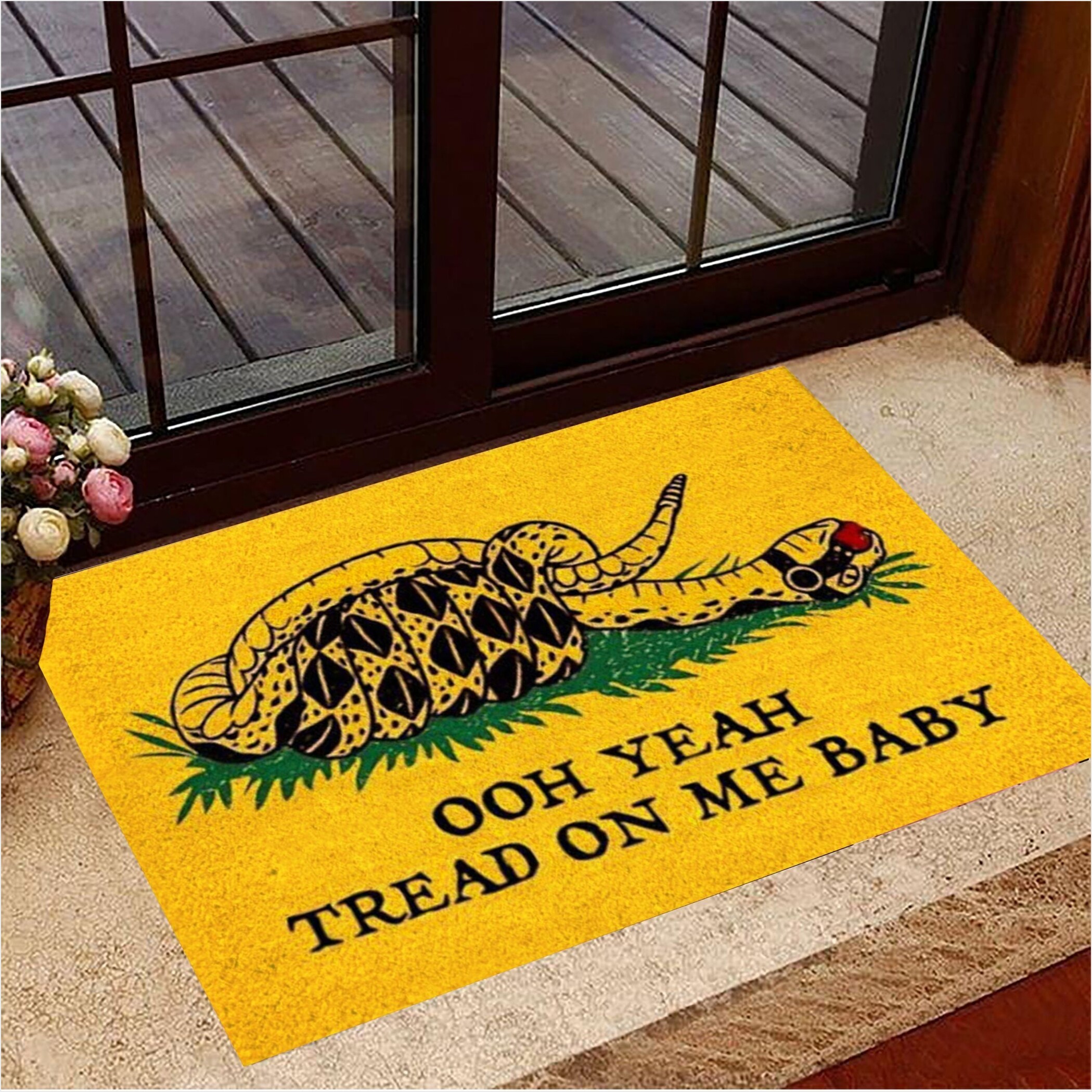 Ooh Yeah Tread On Me Baby Snake Doormat Funny Welcome Mats New Home Gifts Gifts For Best Friend-1