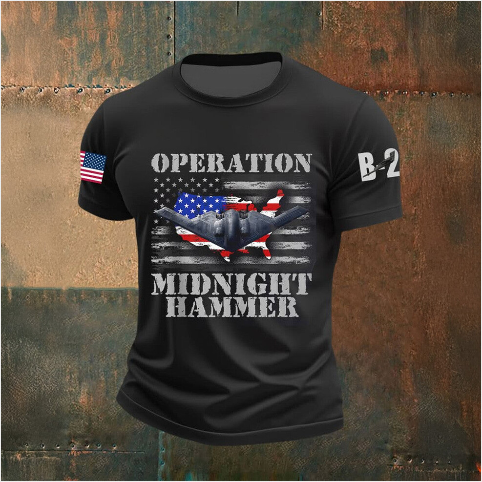Operation Midnight Hammer B2 Shirt Patriotic T-Shirt Gifts For Dad Birthday Gifts For Besties-1