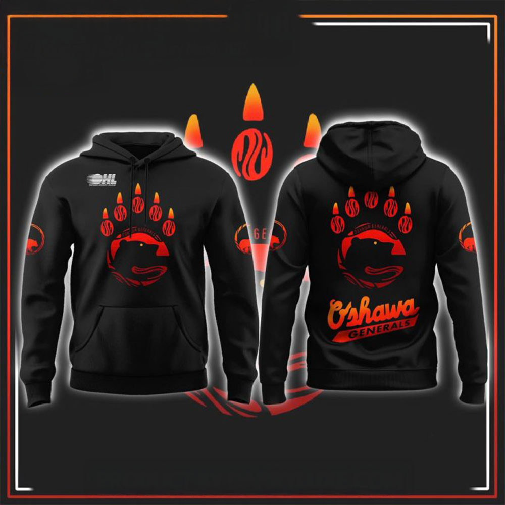 Oshawa Generals Black History Month Hoodie Best Father's Day Gifts For Husband-1