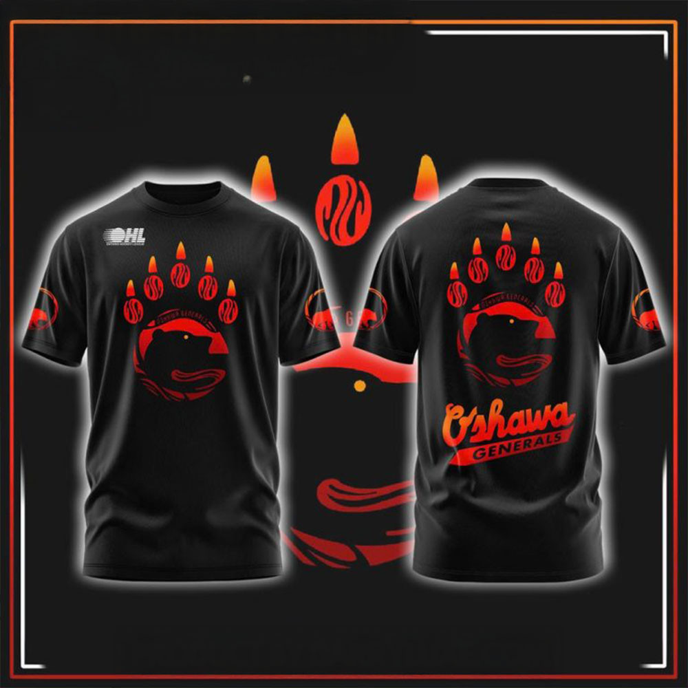 Oshawa Generals Black History Month T-Shirt Best Father's Day Gifts For Husband-1