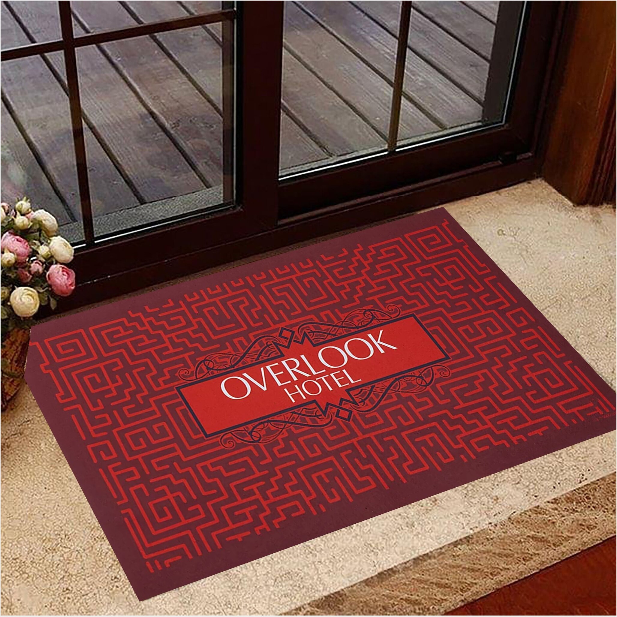 Overlook Hotel Doormat Overlook Hotel Welcome Mat Indoor Front Door Halloween Gift Ideas-1