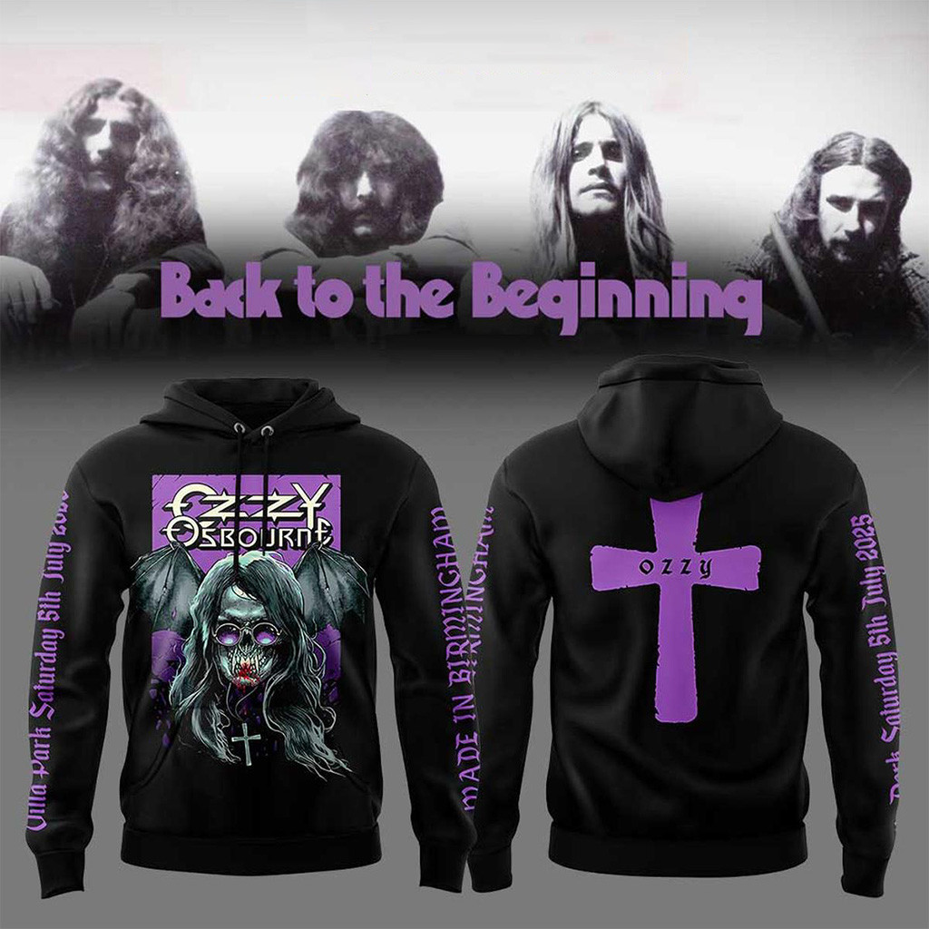 Ozzy Osbourne Back To The Beginning 2025 Hoodie RIP Ozzy Osbourne Merch Dad Gifts-1