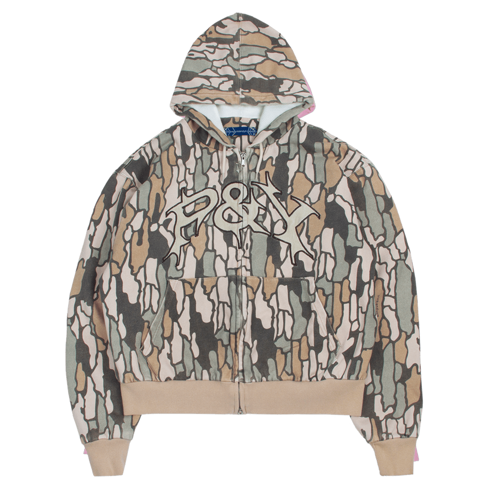 P&Y Merch Punkandyo P And Y Camo Zip Hoodie Punkandyo Merchandise Mother's Day Gifts For Wife-1