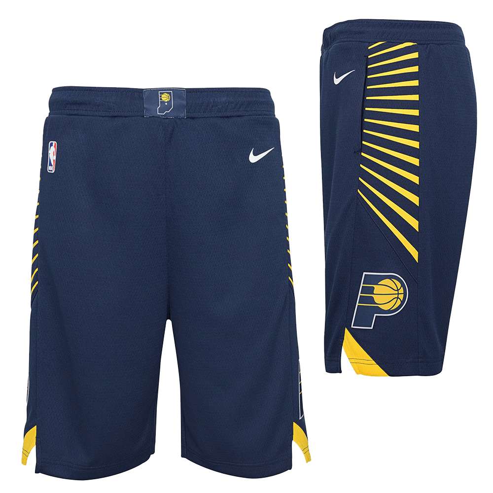 Pacers NBA Finals Merch Indiana Pacers Navy Swingman Shorts Great Father's Day Gifts-1