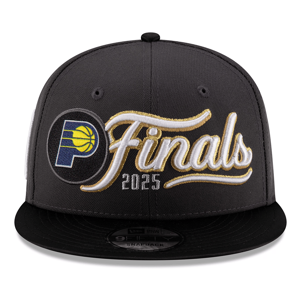Pacers NBA Finals Merch Indiana Pacers New Era 2025 Finals Snapback Hat Best Gifts For Dad-1