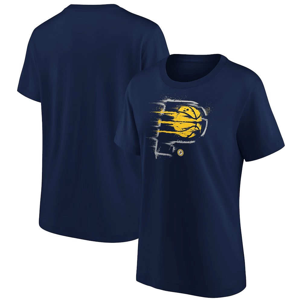 Pacers NBA Finals Merch Indiana Pacers Splatter Graphic T-Shirt Stepdad Gifts For Father's Day-1