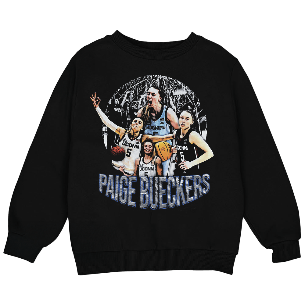 Paige Bueckers Sweatshirt Uconn Championship Merch For Basketball Fans Cool Mothers Day Gifts-1