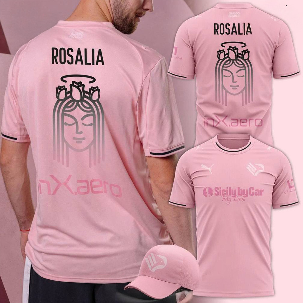 Palermo FC Rosalia Special Pink Shirt Fan Merch Gifts For Him Her-1