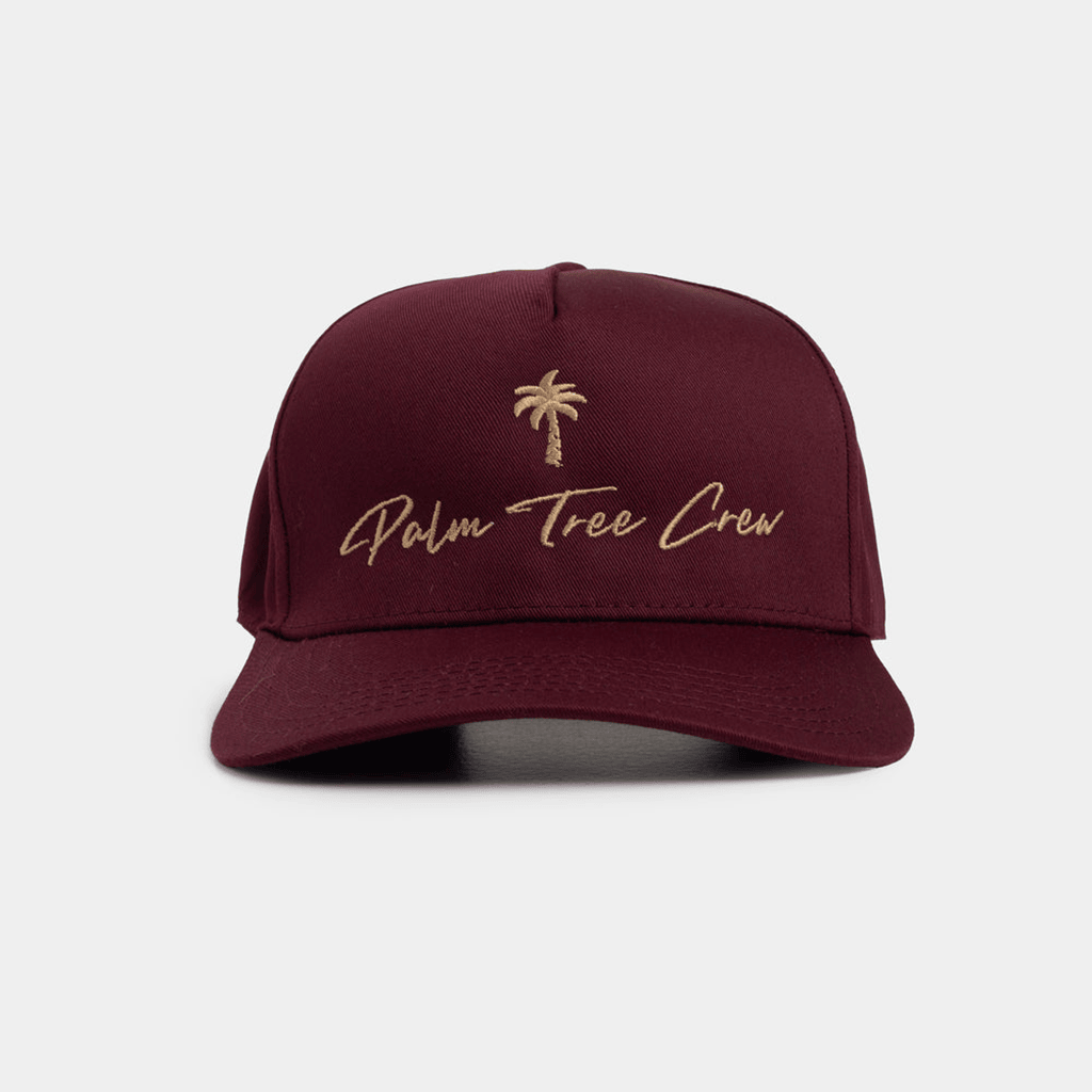 Palm Tree Crew Hat Maroon Summer Ideas Gifts For Son-1