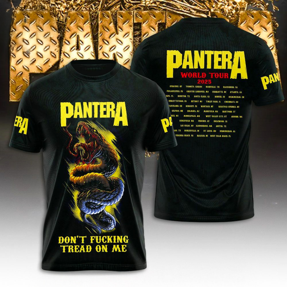 Pantera World Tour 2025 T-Shirt Fan Merch Gifts For Husband-1