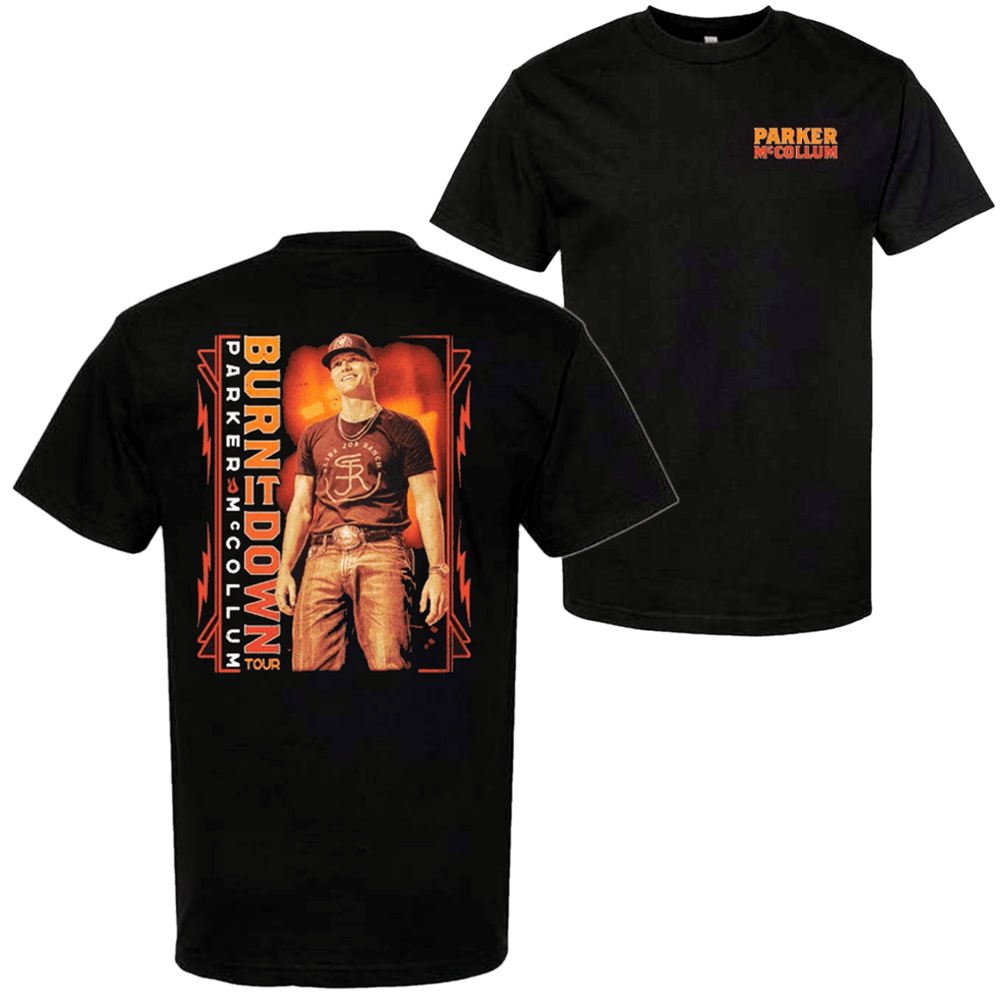 Parker Mccollum Merch 2024 Burn It Down Photo T-Shirt Ideas For Mother Day Gifts-1