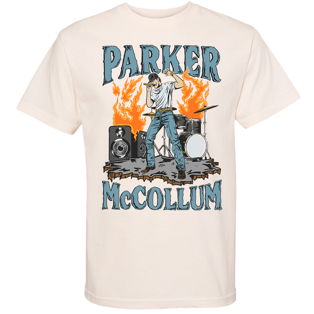Parker Mccollum Merch Cartoon Parker Mccollum T-Shirt Father's Day Presents For Son-1