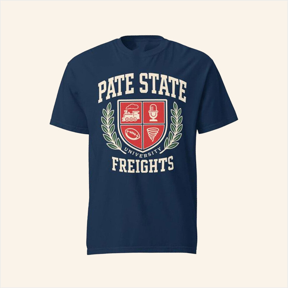 Pate State Material Merch Pate State Crest T-Shirt Gifts For Father Gifts For Best Friend-1