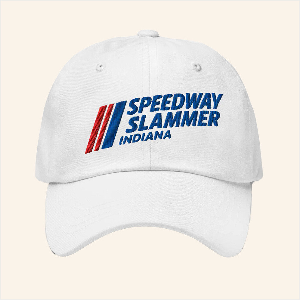 Patriot Depot Merch Patriot Indiana Speedway Slammer Embroidered Hat Dad Gifts Gifts For Fans-1