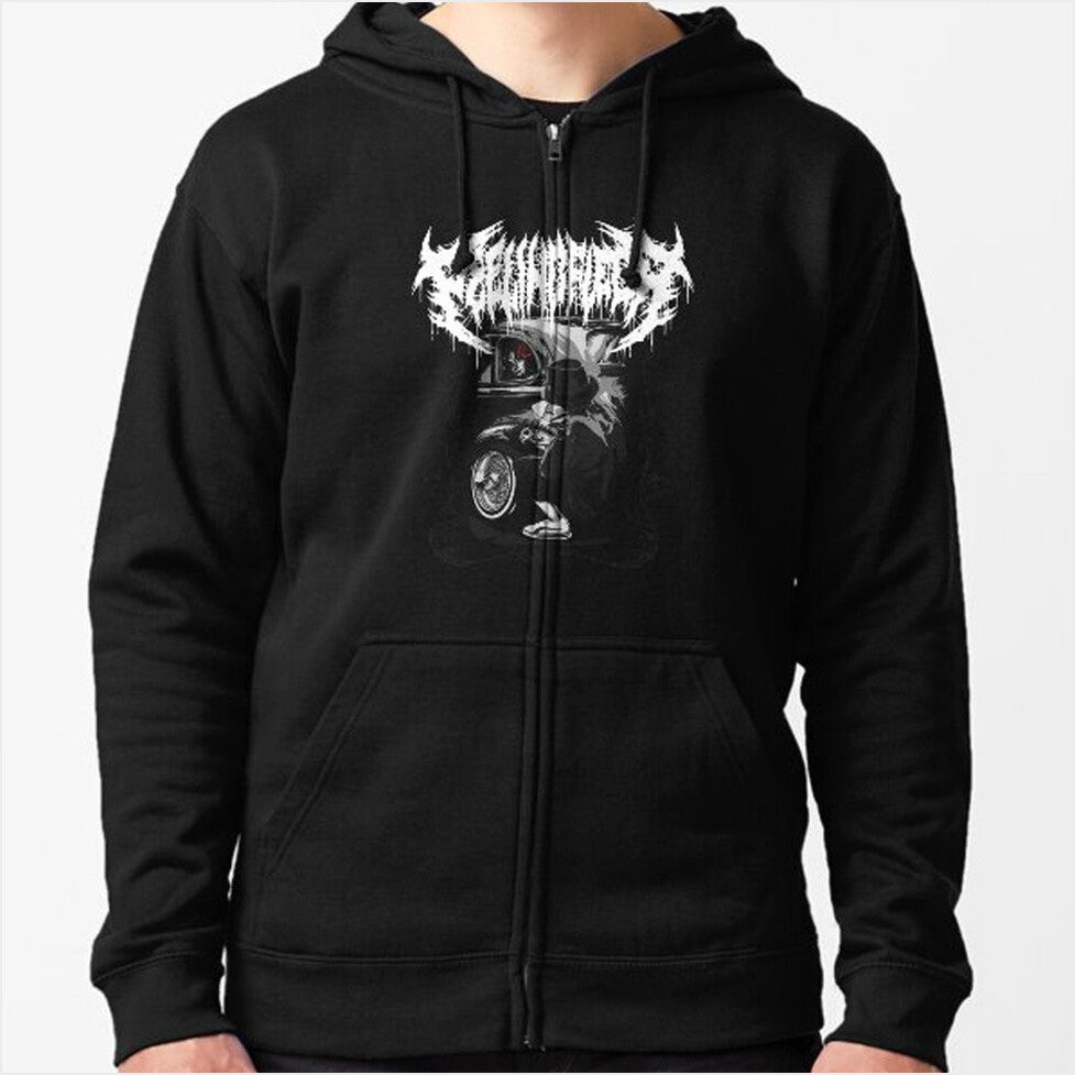 Peeling Flesh Merch Peeling Flesh Zip Hoodie Cool Gifts For Music Lovers Gifts For Fans-1