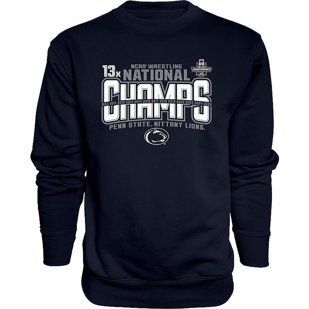 Penn State 2025 13X Wrestling National Champs Sweatshirt Gifts For Husband-1
